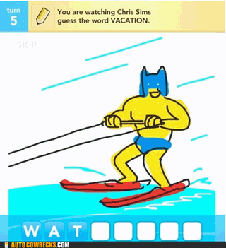 Illustration for article titled Draw Something Gets Better When It's Draw Batman